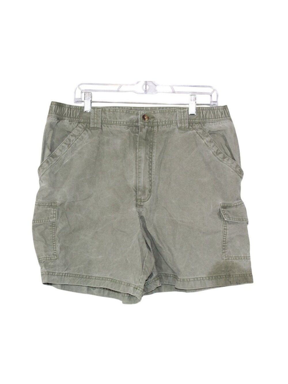 LL Bean Tropic Weight Cargo Shorts Comfort Waist 6" Outdoor Casual Gray 38W
